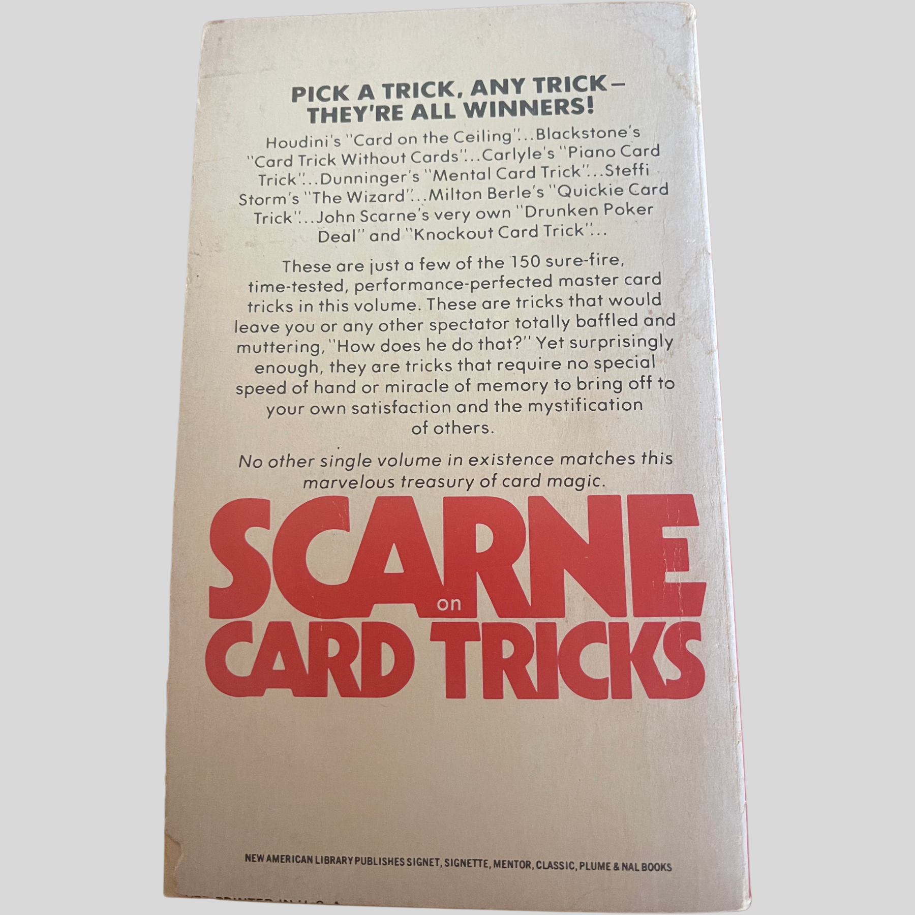 Scarne on Card Tricks