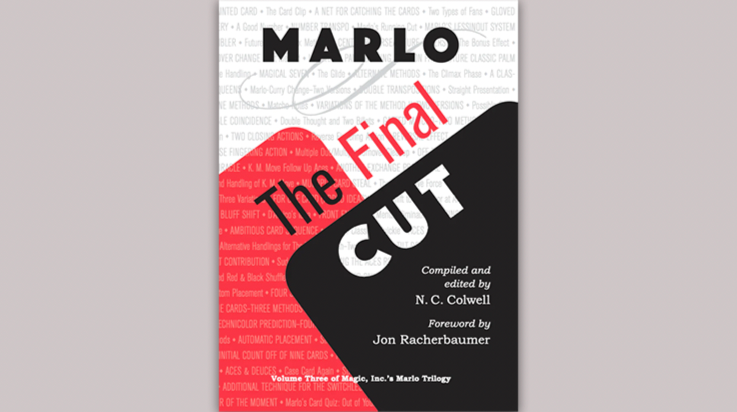 Marlo The Final Cut - Third Volume Of The Marlo Card Series