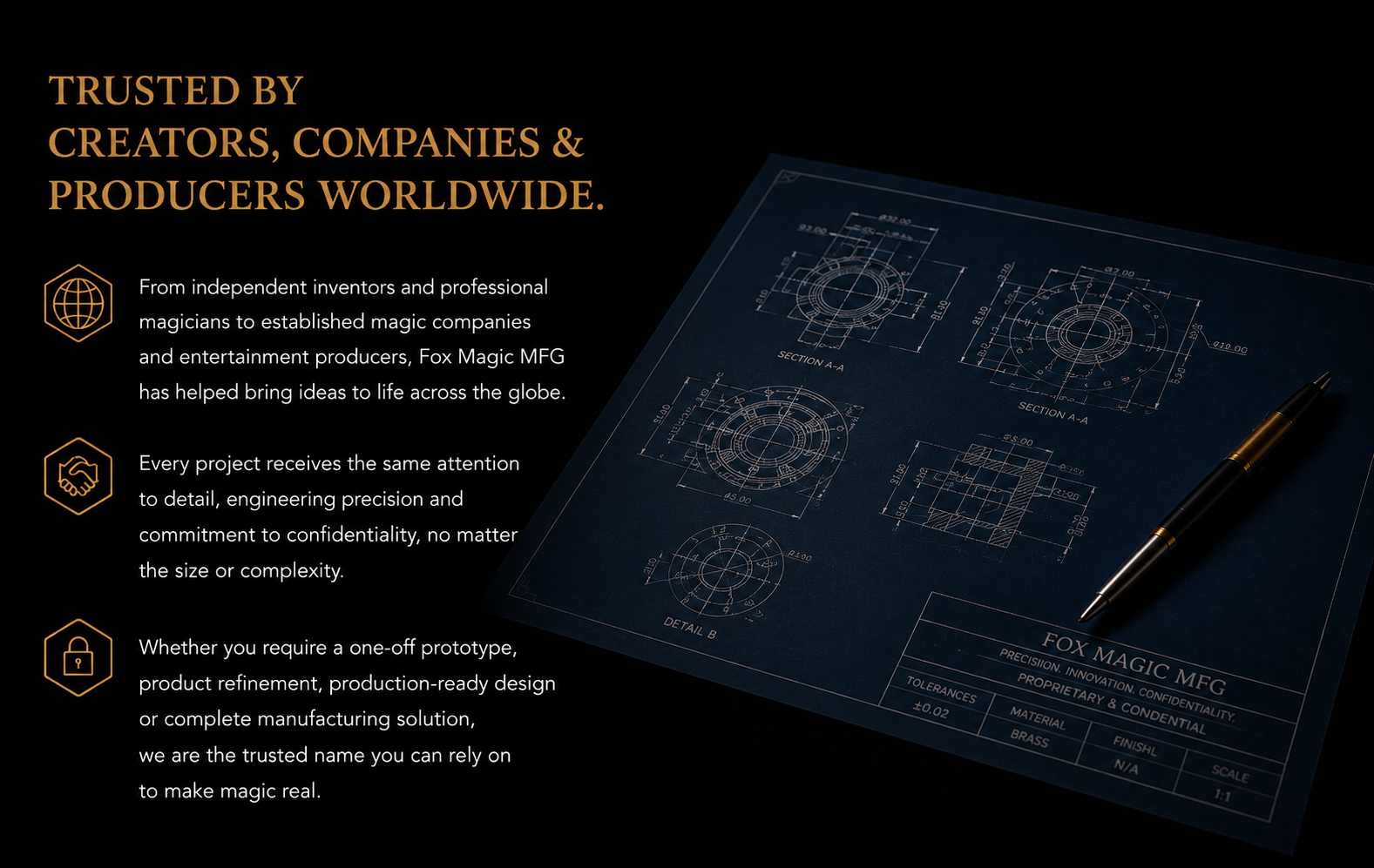 trusted by creators, companies and magic producers worldwide