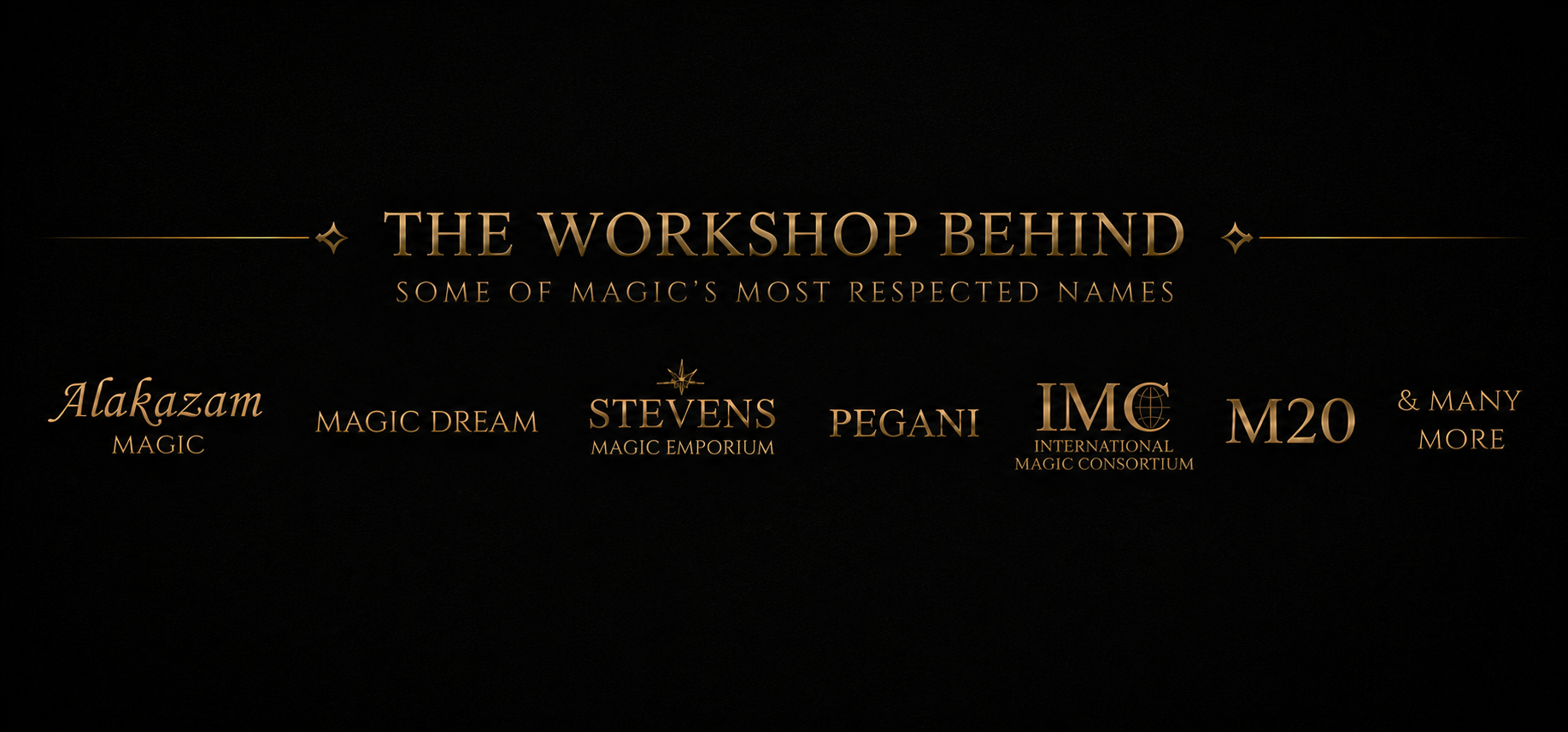 Precision magic manufacturing workshop at Fox Magic MFG 3